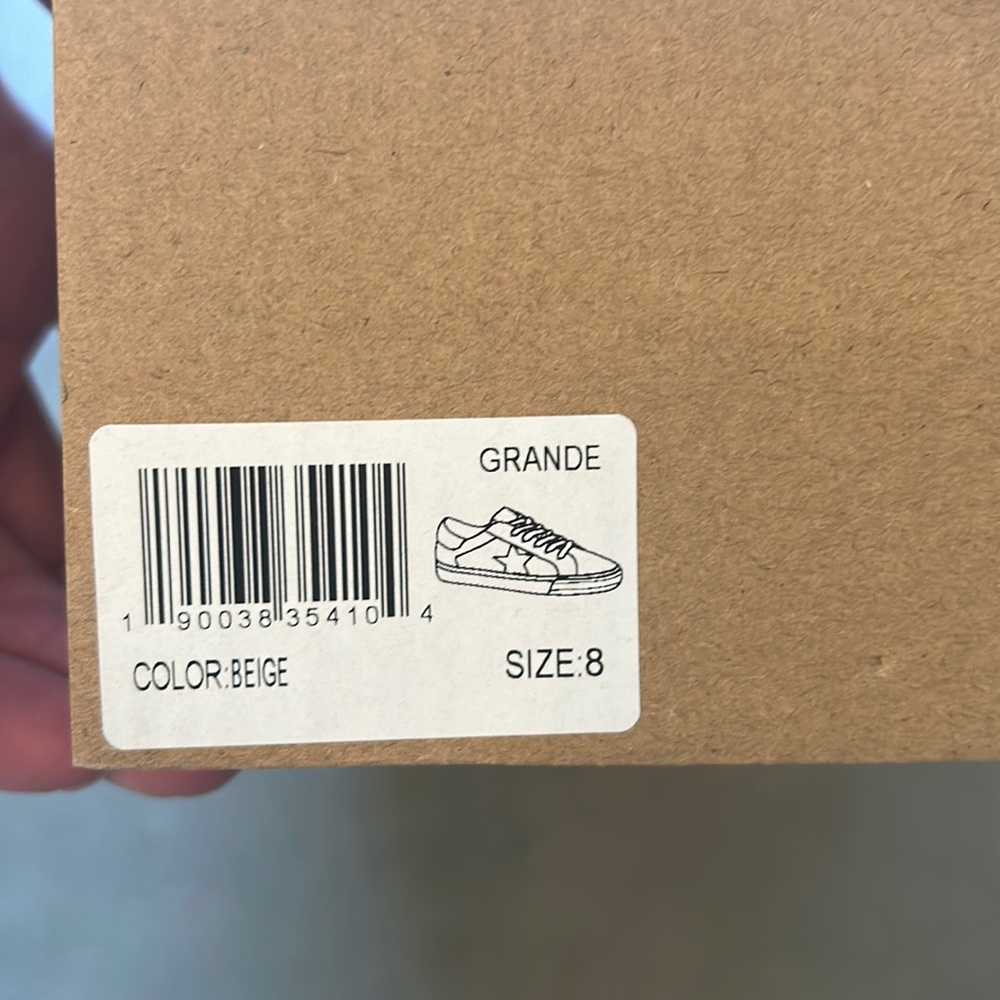 Brand new, still in box beige Vintage Havana sneakers